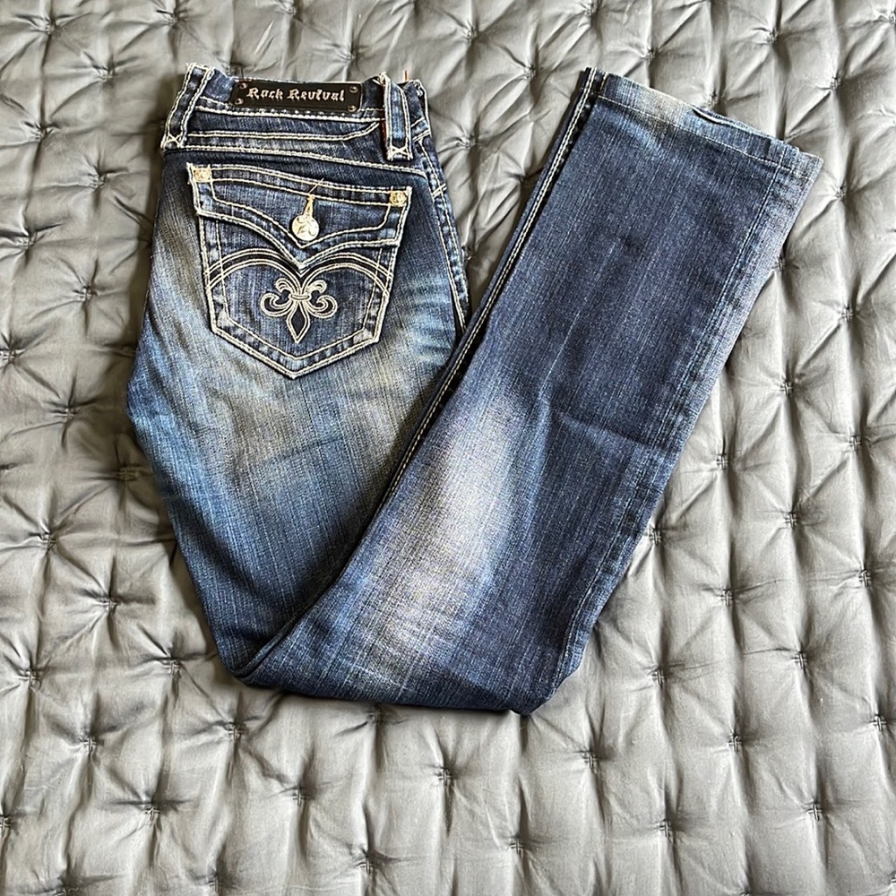 Rock and Revival straight Sasha jeans size 27